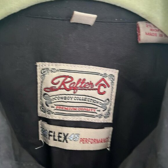 Rafter C Shirt Boys Size S Embroidered Pearl Snap Long Sleeve Cowboy Collection - Picture 3 of 8